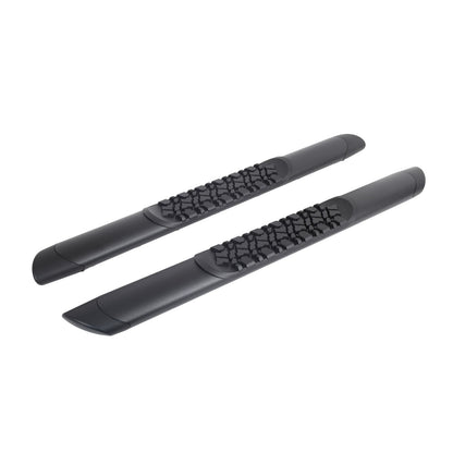 V3 Series Aluminum 5 Inch Elipse Side Steps Boards Only Textured Black For 2007-2018 Jeep Wrangler JK 2 Door Go Rhino