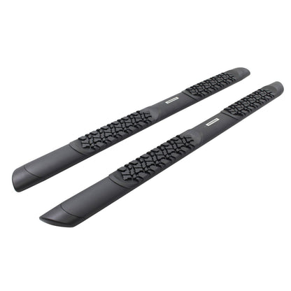 V3 Series Aluminum 5 Inch Elipse Side Steps Boards Only Textured Black For 2018-2025 Jeep Wrangler JL 2021-2025 Ford Bronco Go Rhino
