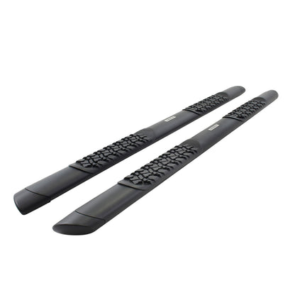 V3 Series Aluminum 5 Inch Elipse Side Steps Boards Only Textured Black 1999-2026 Ford F-250/F-350 2004-2025 Ford F-150 2005-2026 Nissan Frontier 2007-2026 Toyota Tundra 2009-2010 Dodge Ram 1500 Go Rhino