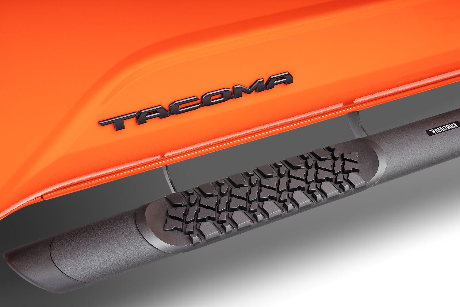 V Series V3 Aluminum Side Steps and Mounting Brackets Kit Textured Black Textured Black 2024-2026 Toyota Tacoma Go Rhino