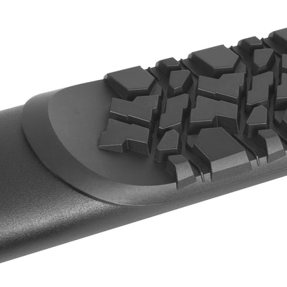 V3 Series Aluminum 5 Inch Elipse Side Steps with Mounting Brackets Textured Black 2022-2026 Toyota Tundra Extended Cab Go Rhino