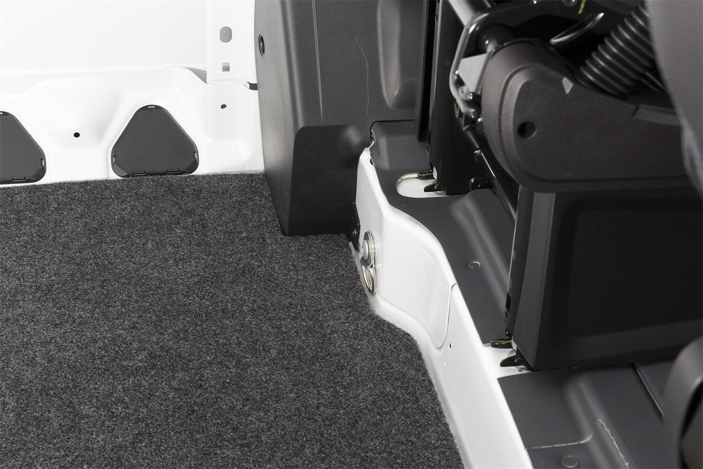 Vanrug Cargo Mat 14+ Ram ProMaster 118 inch & 136 inch WB 3/4 Inch Closed Cell Foam Mat Size 128 5/8 Inch x 69 3/8 Inch Charcoal BedRug