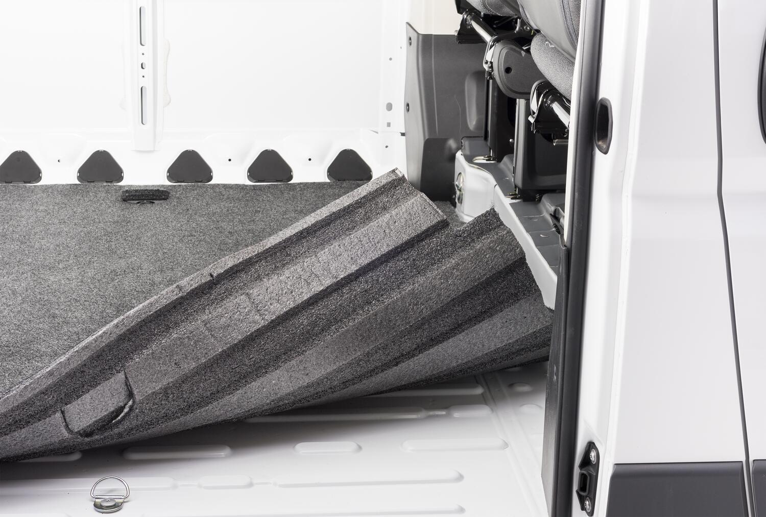 Vanrug Cargo Mat 14+ Ram ProMaster 118 inch & 136 inch WB 3/4 Inch Closed Cell Foam Mat Size 128 5/8 Inch x 69 3/8 Inch Charcoal BedRug