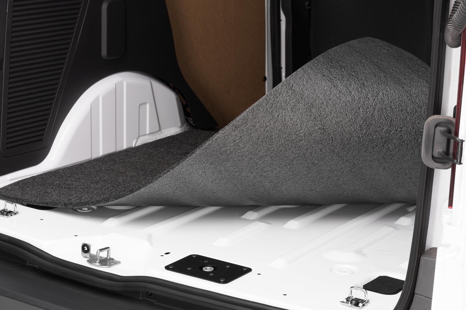 Vanrug Cargo Mat 14+ Transit Connect 104.8 inch Short WB 3/4 Inch Closed Cell Foam Mat Size 64 Inch x 53 Inch Charcoal BedRug