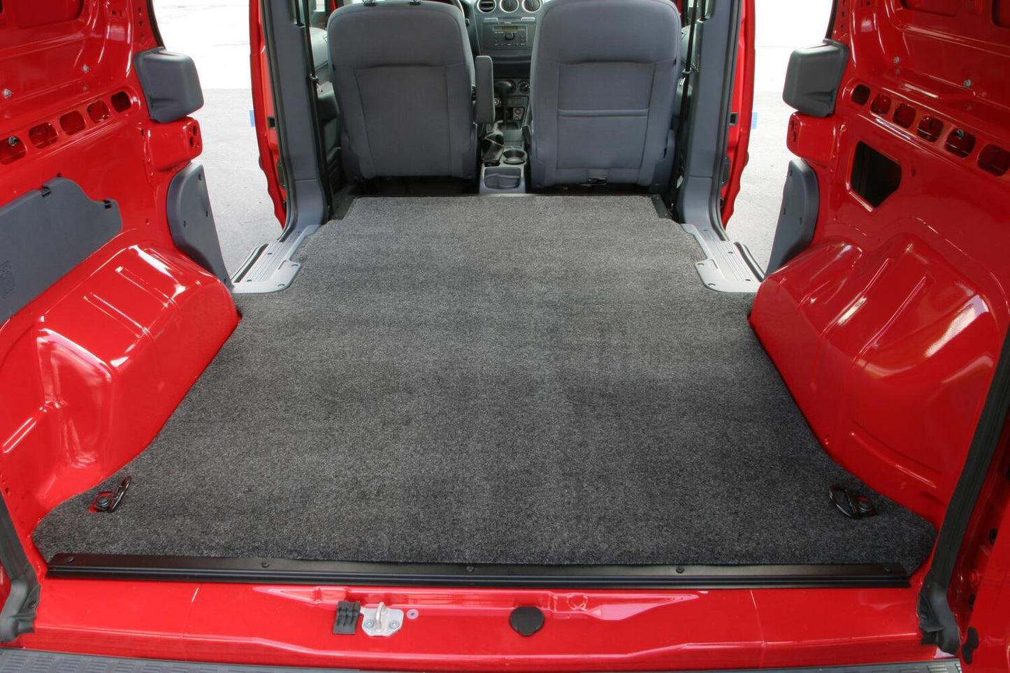 Vanrug Cargo Mat 14+ Transit Connect 104.8 inch Short WB 3/4 Inch Closed Cell Foam Mat Size 64 Inch x 53 Inch Charcoal BedRug