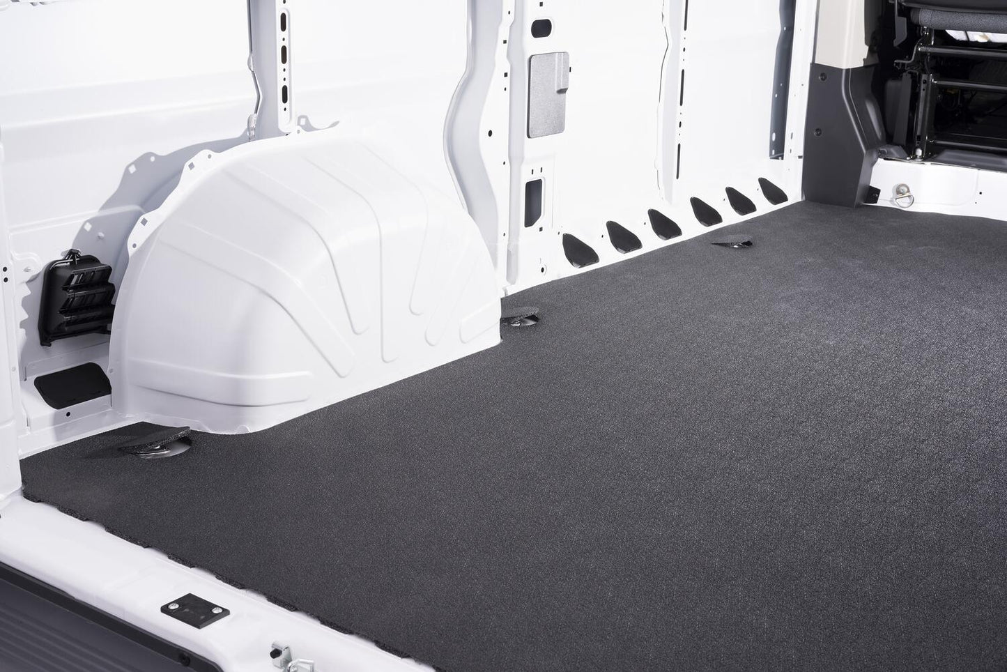Vantred Cargo Mat 14+ Ram ProMaster 118 inch & 136 inch WB 1/2 Inch Closed Cell Foam Mat Size 128 5/8 Inch x 69 3/8 Inch Charcoal BedRug