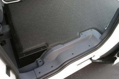 Vantred Cargo Mat 15+ Ford Transit Long Wheel Base Ext - 148 inch WB w/ extended body 1/2 Inch Closed Cell Foam Mat Size 160 5/8 Inch x 68 5/16 Inch Charcoal BedRug