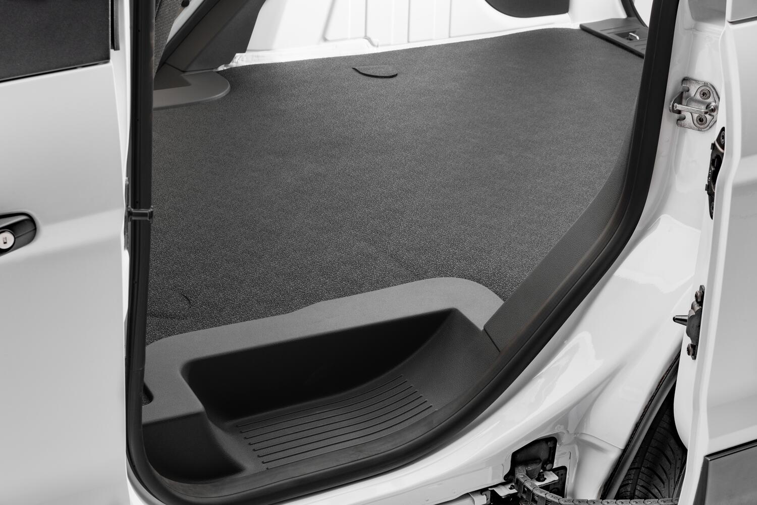 Vantred Cargo Mat 15+ Ford Transit Mwb - 130 inch WB 1/2 Inch Closed Cell Foam Mat Size 114 1/2 Inch x 68 5/16 Inch Charcoal BedRug