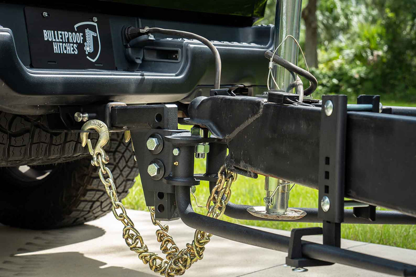 2 inch Weight Distribution Shank BulletProof Hitch