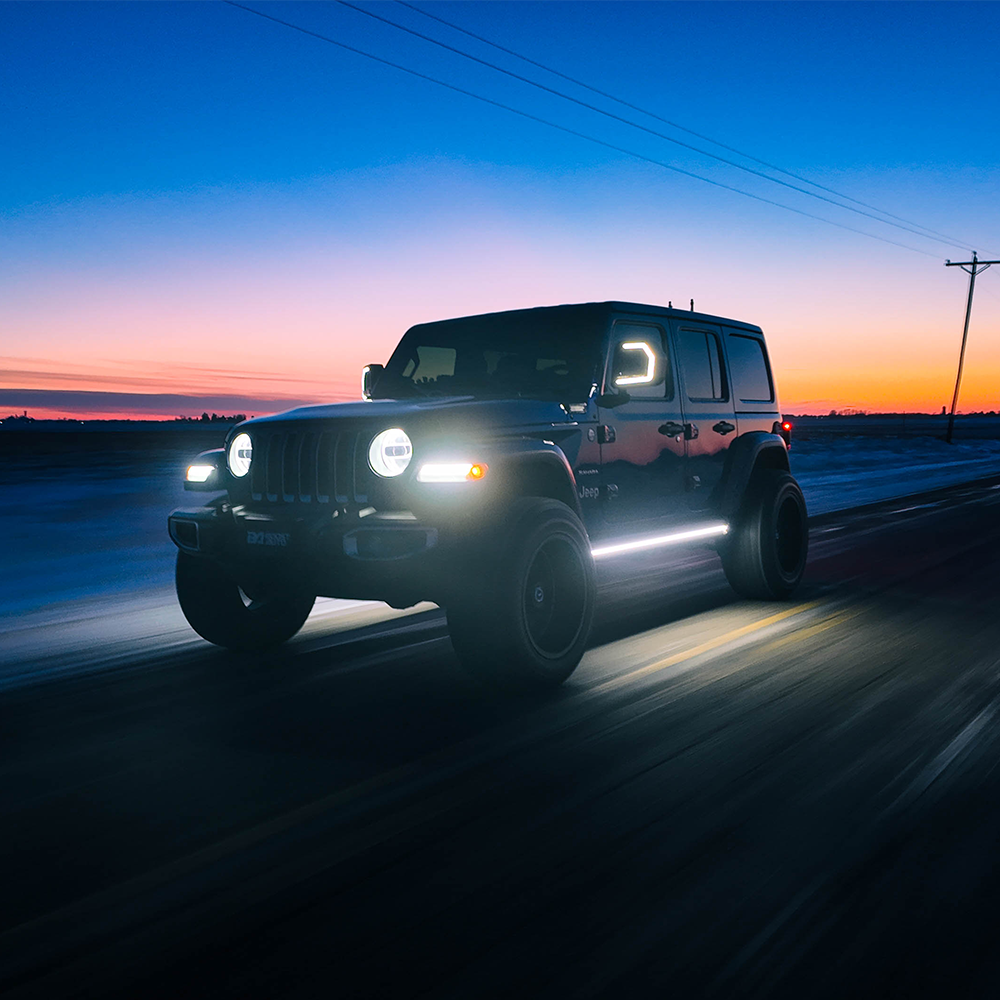 Lumastep M2 Powered Light Up Running Boards | 2018-2026 Jeep Wrangler JLU