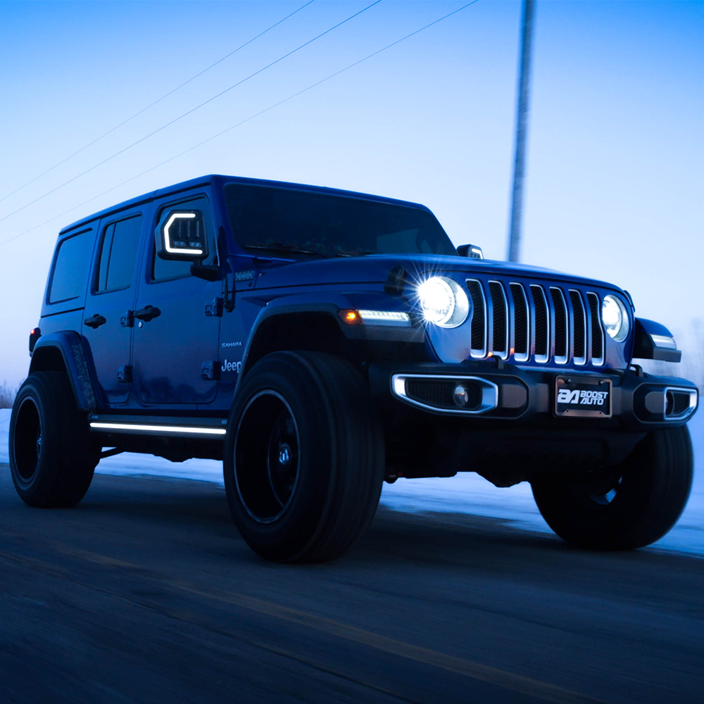 Lumastep M2 Powered Light Up Running Boards | 2018-2026 Jeep Wrangler JLU