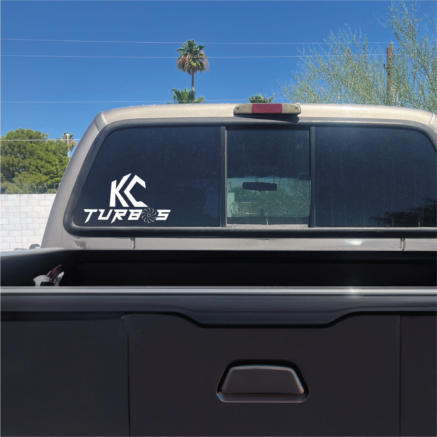 KC Turbos Original Logo - Vinyl Decal - view 2