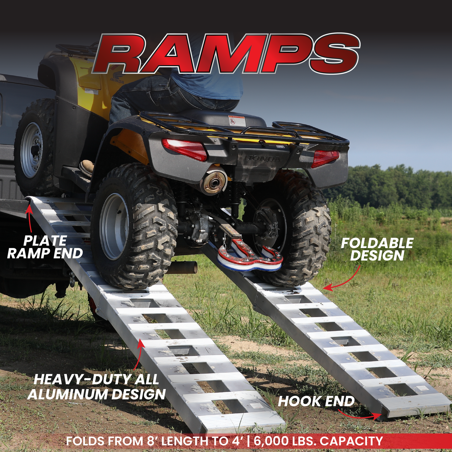Foldable Aluminum Loading Ramps