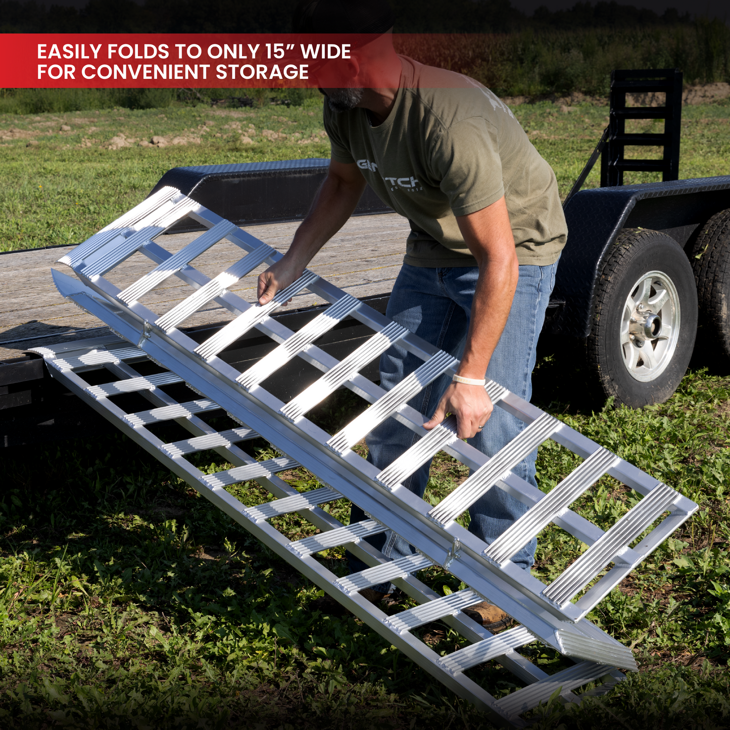 Trifold Aluminum Loading Ramps