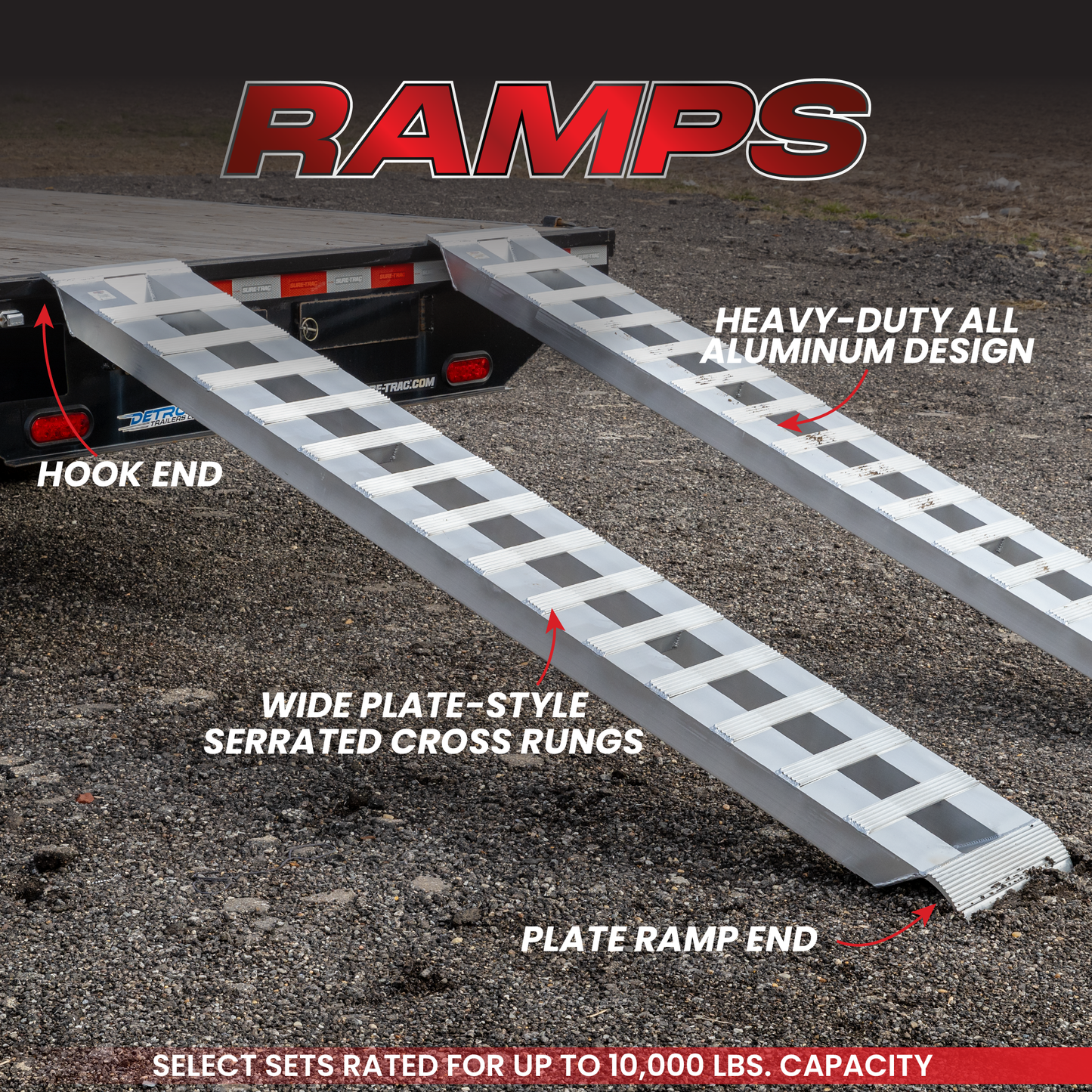 Replacement Single Aluminum Loading Ramp