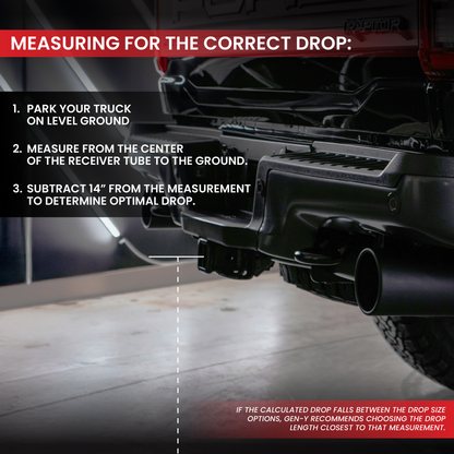 The MEGA-DUTY 32K Drop Hitch (2 ½" or 3" Shank)