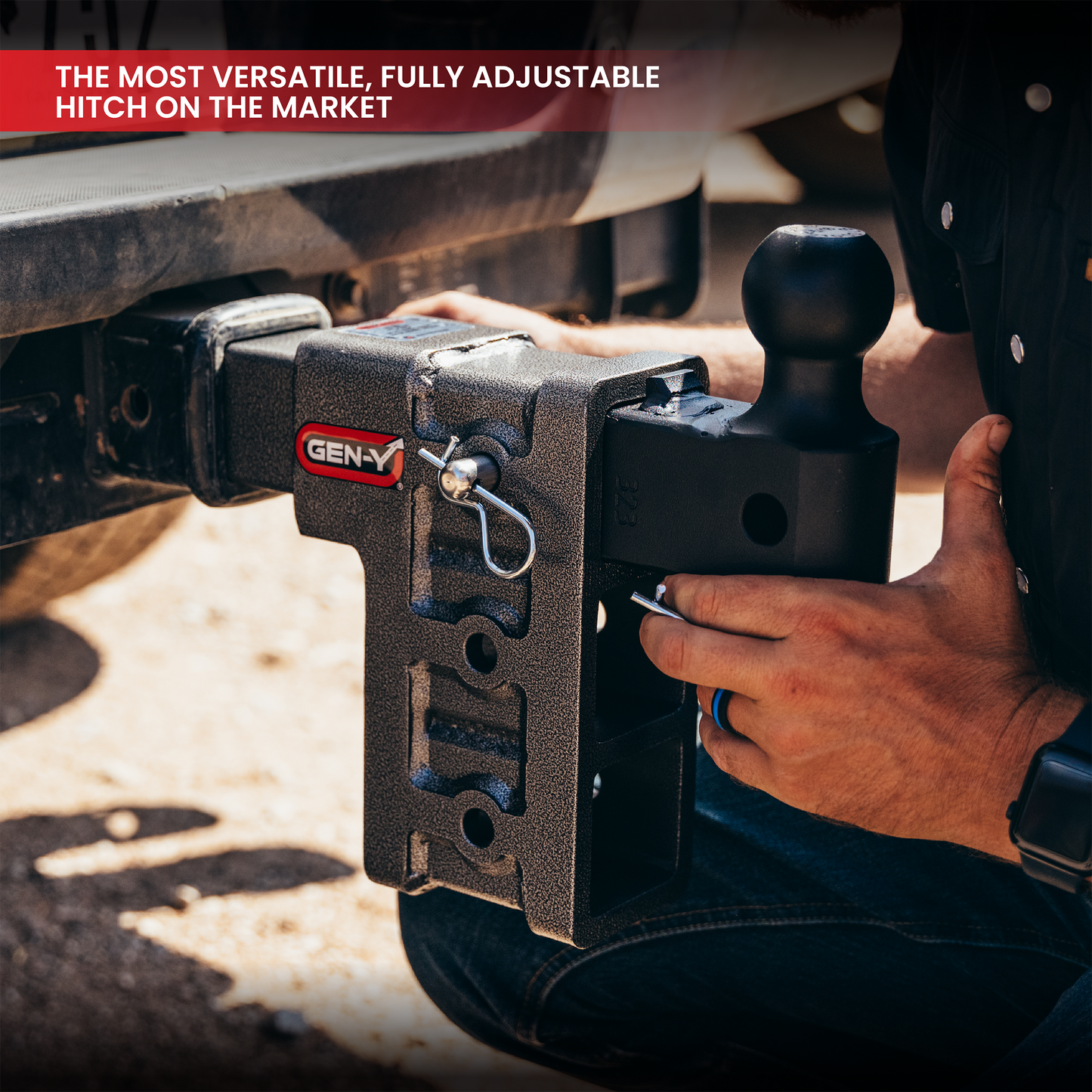 The MEGA-DUTY 32K Drop Hitch (2 ½" or 3" Shank)