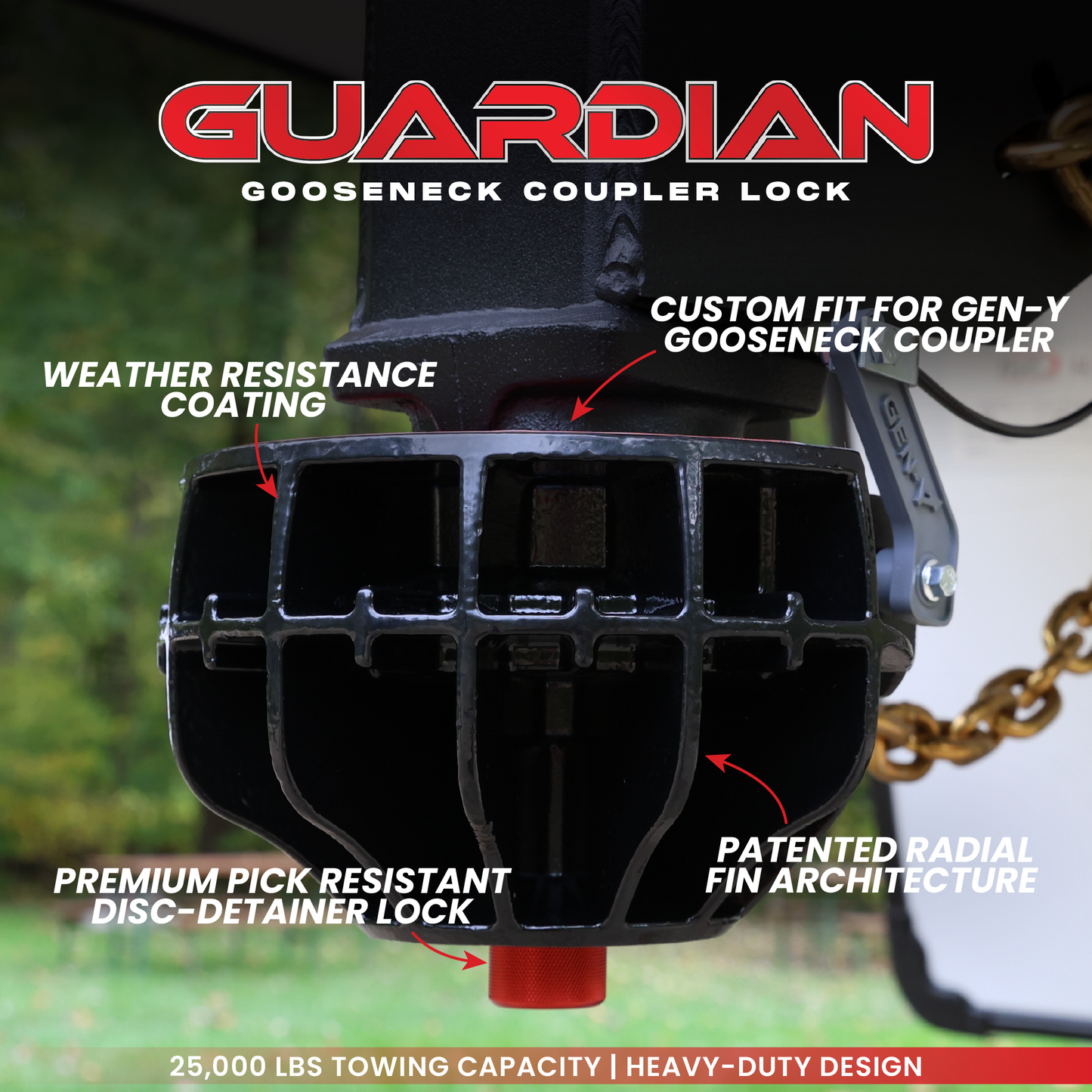 GUARDIAN Gooseneck Coupler Lock