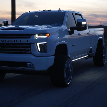 Lumastep M2 Powered Light Up Running Boards | 2020-2026 Chevy Silverado & GMC Sierra 2500/3500