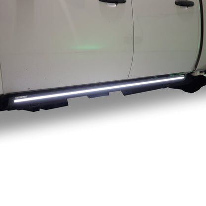 Lumastep M2 Powered Light Up Running Boards | 2007.5-2014 Chevy Silverado & GMC Sierra