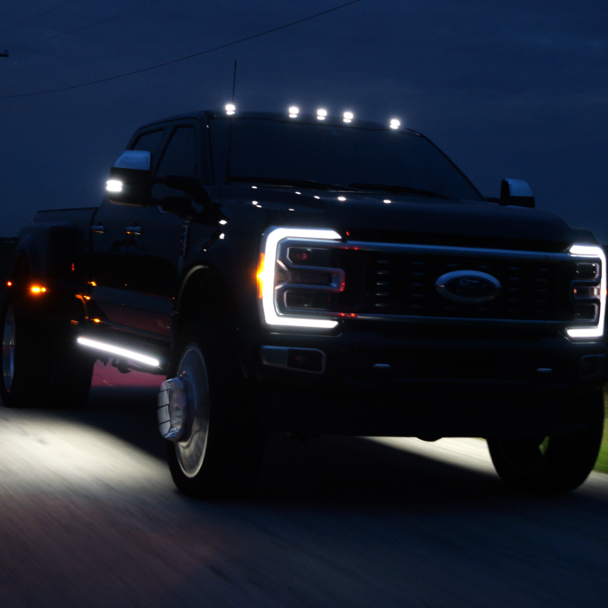 Lumastep M1 Light Up Running Boards | 2023-2026 Ford F250/F350 Superduty