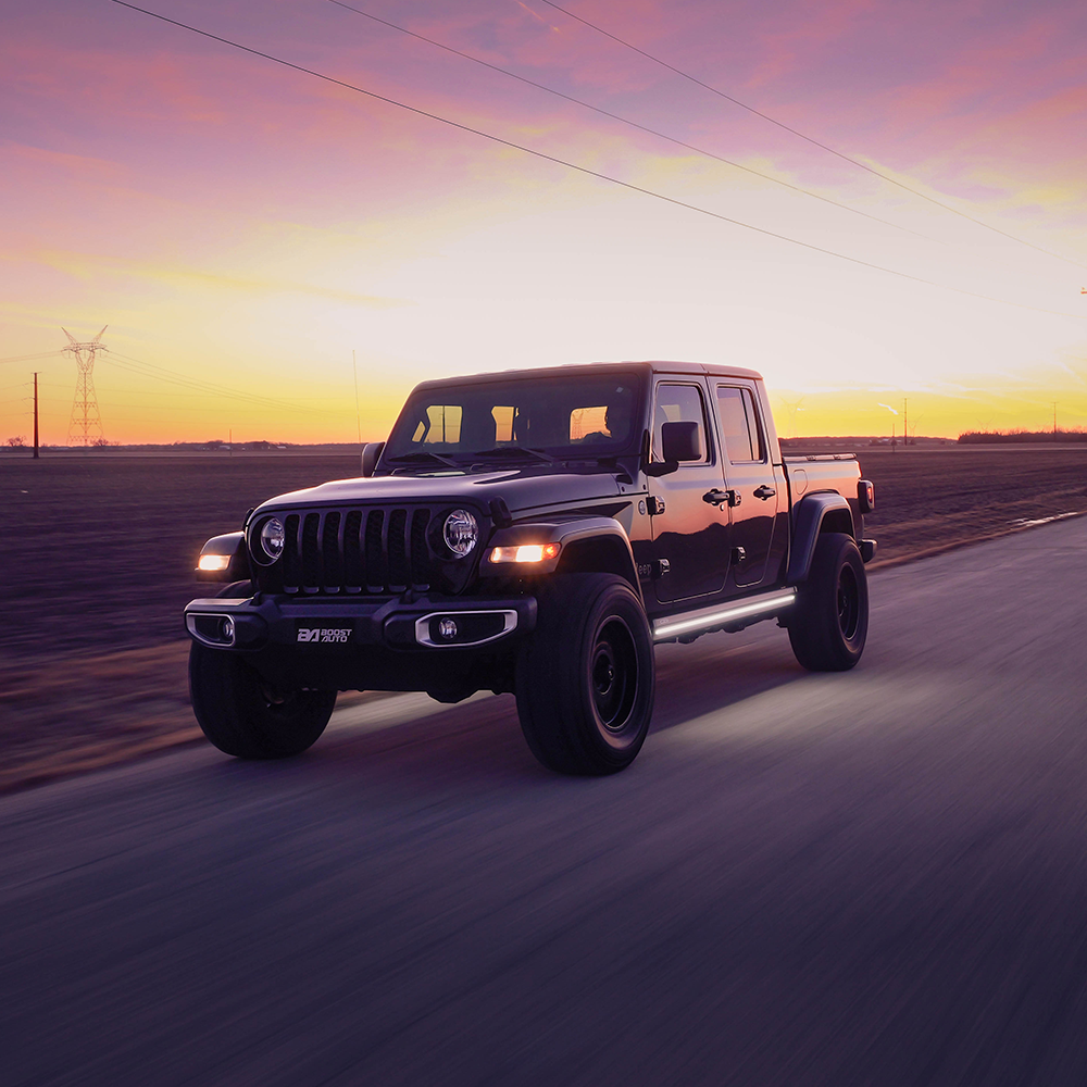 Lumastep M2 Powered Light Up Running Boards | 2020-2026 Jeep Gladiator JT