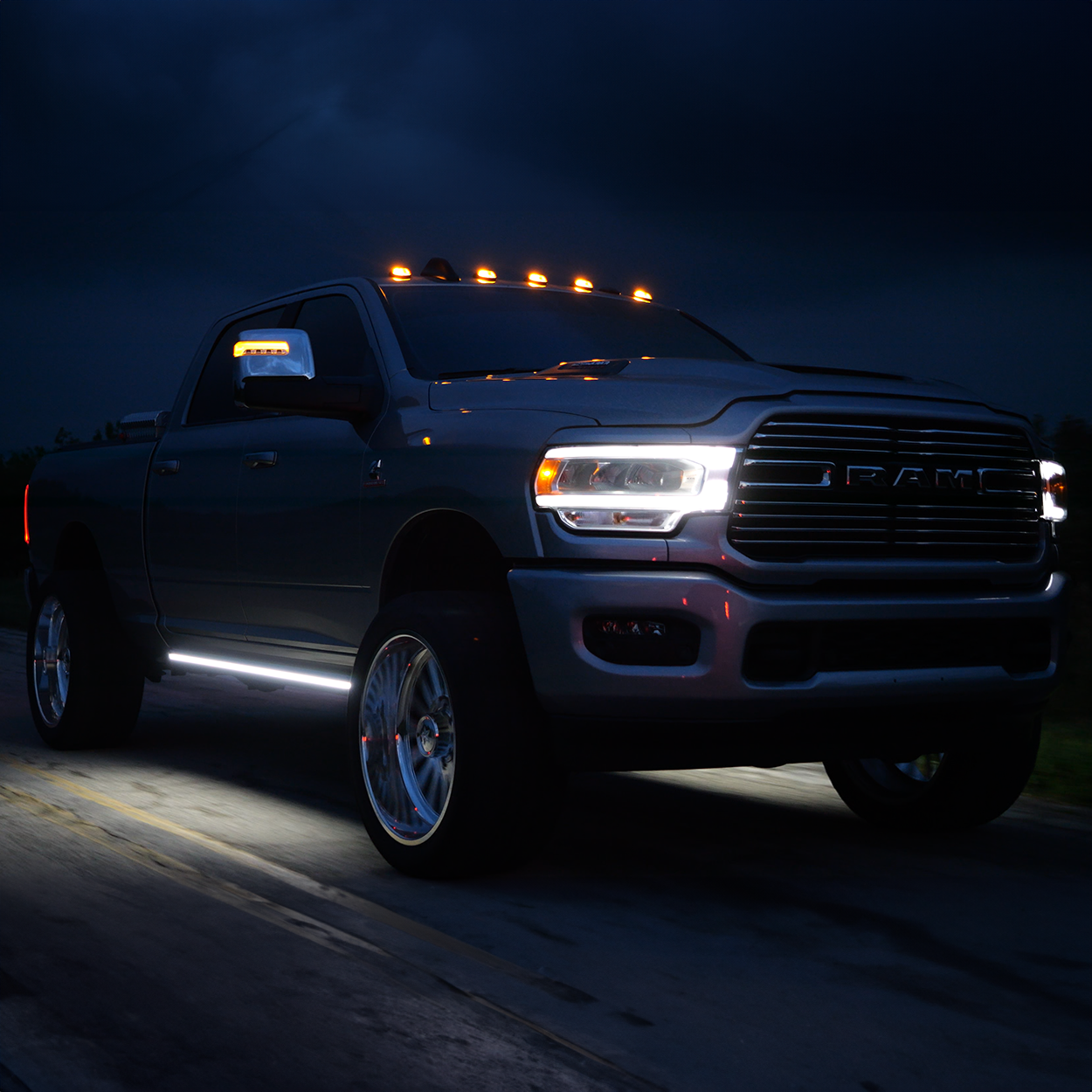 Lumastep M2 Powered Light Up Running Boards | 2019-2025 Dodge Ram 2500/3500