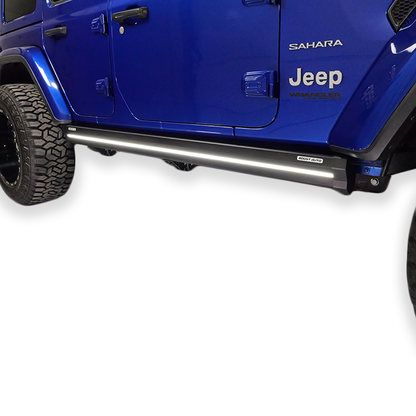 Lumastep M2 Powered Light Up Running Boards | 2018-2026 Jeep Wrangler JLU