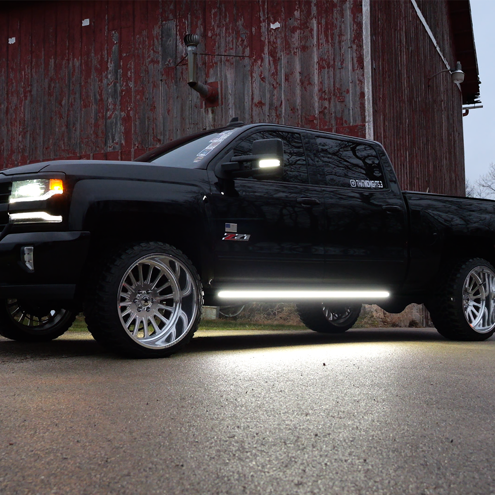Lumastep M2 Powered Light Up Running Boards | 2014-2019 Chevy Silverado & GMC Sierra