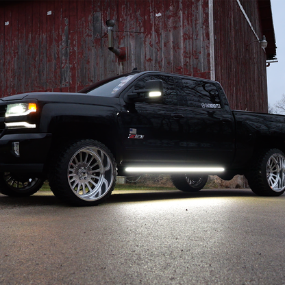 Lumastep M2 Powered Light Up Running Boards | 2014-2019 Chevy Silverado & GMC Sierra