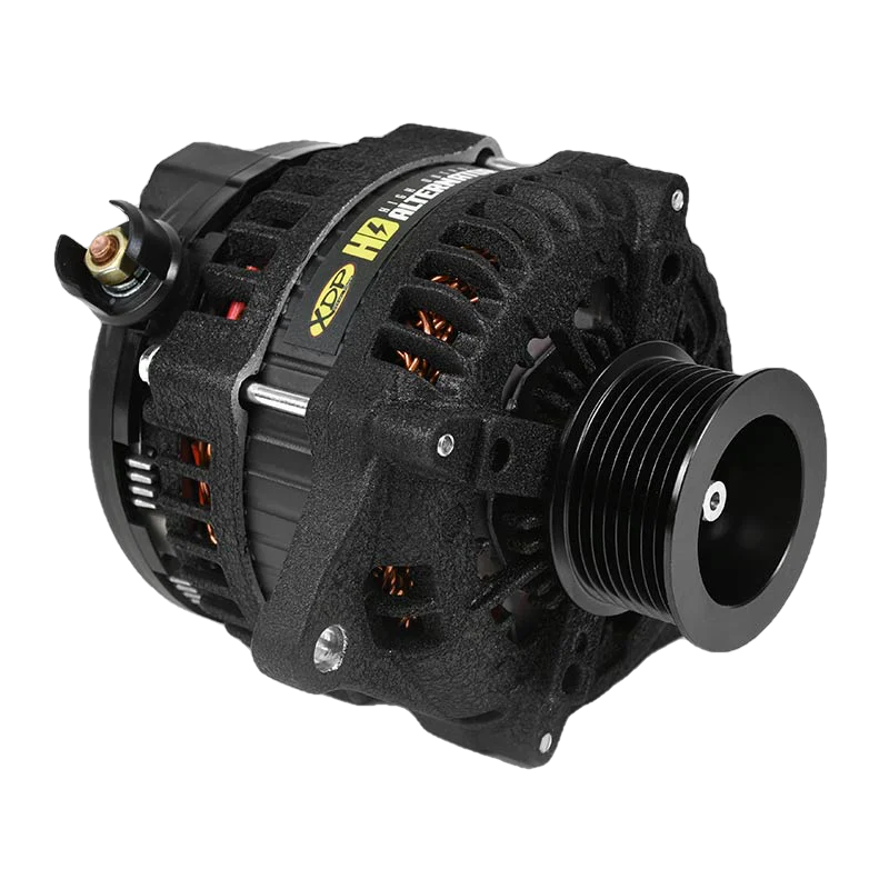 XDP Wrinkle Black HD High Output Alternator - 6.7 Powerstroke