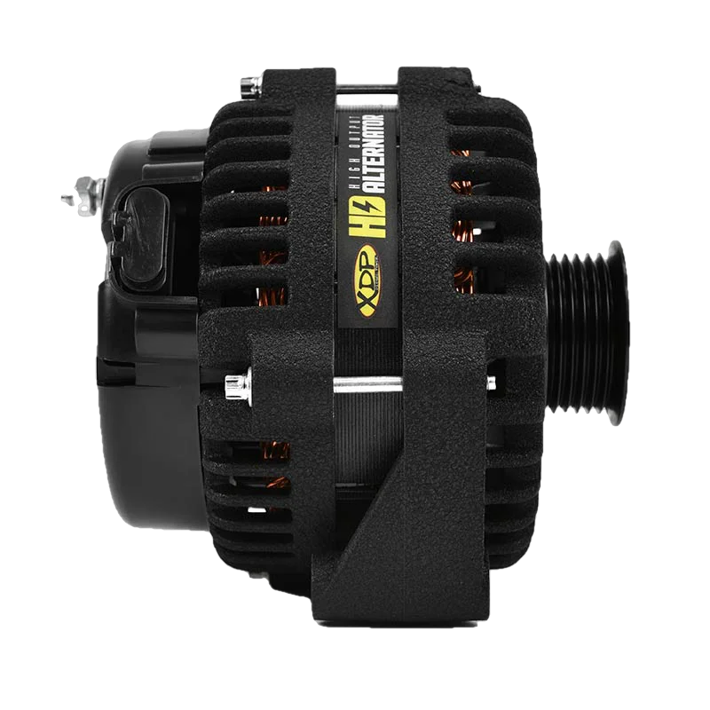 XDP Wrinkle Black HD High Output Alternator - 5.9L Cummins