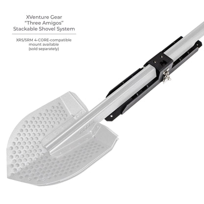 Xventure Gear Spade Stackable Shovel Textured Black Go Rhino