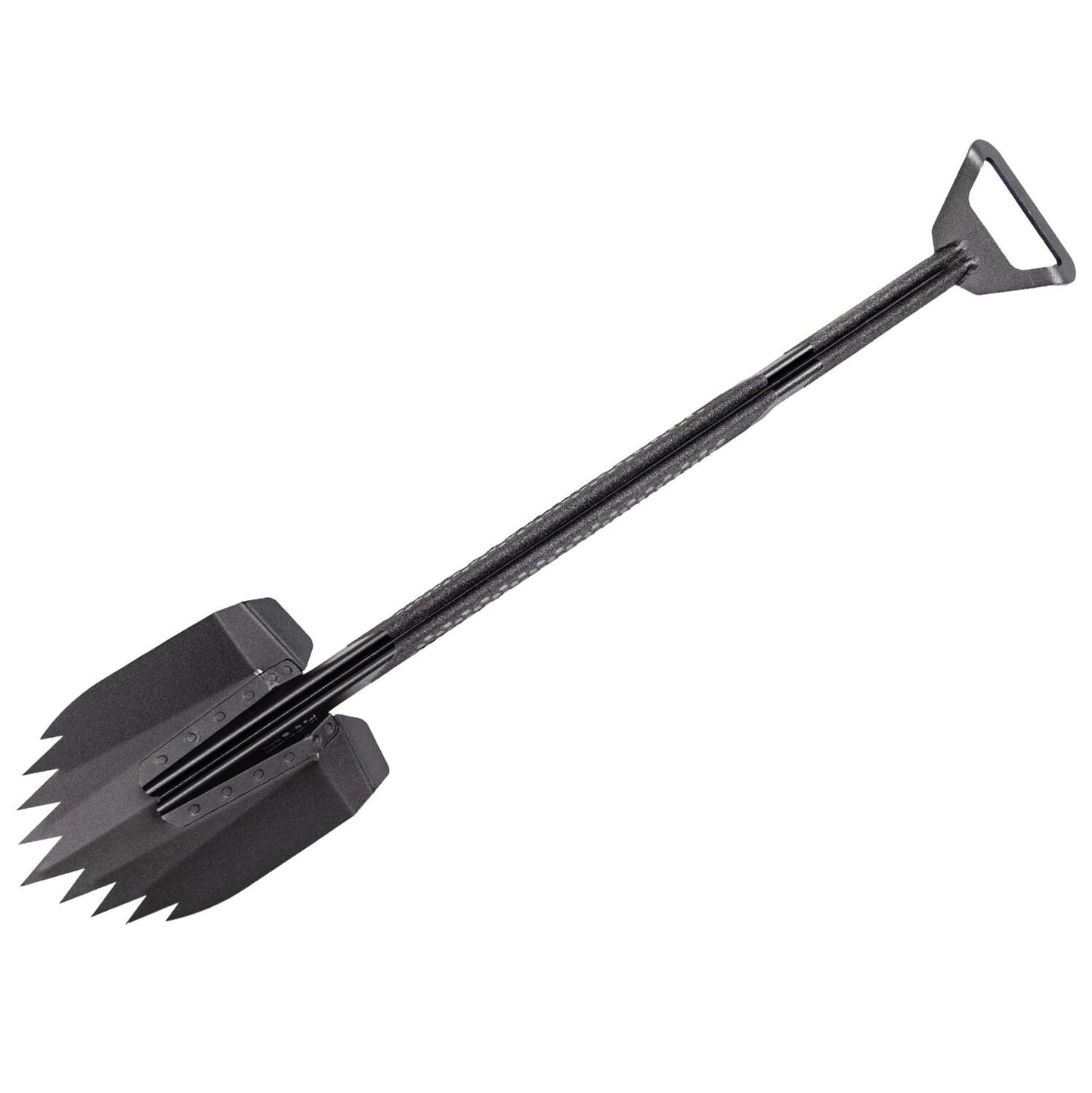 Xventure Gear Sharktooth Stackable Shovel Textured Black Go Rhino