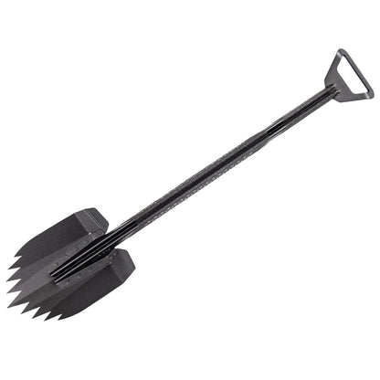 Xventure Gear Sharktooth Stackable Shovel Textured Black Go Rhino