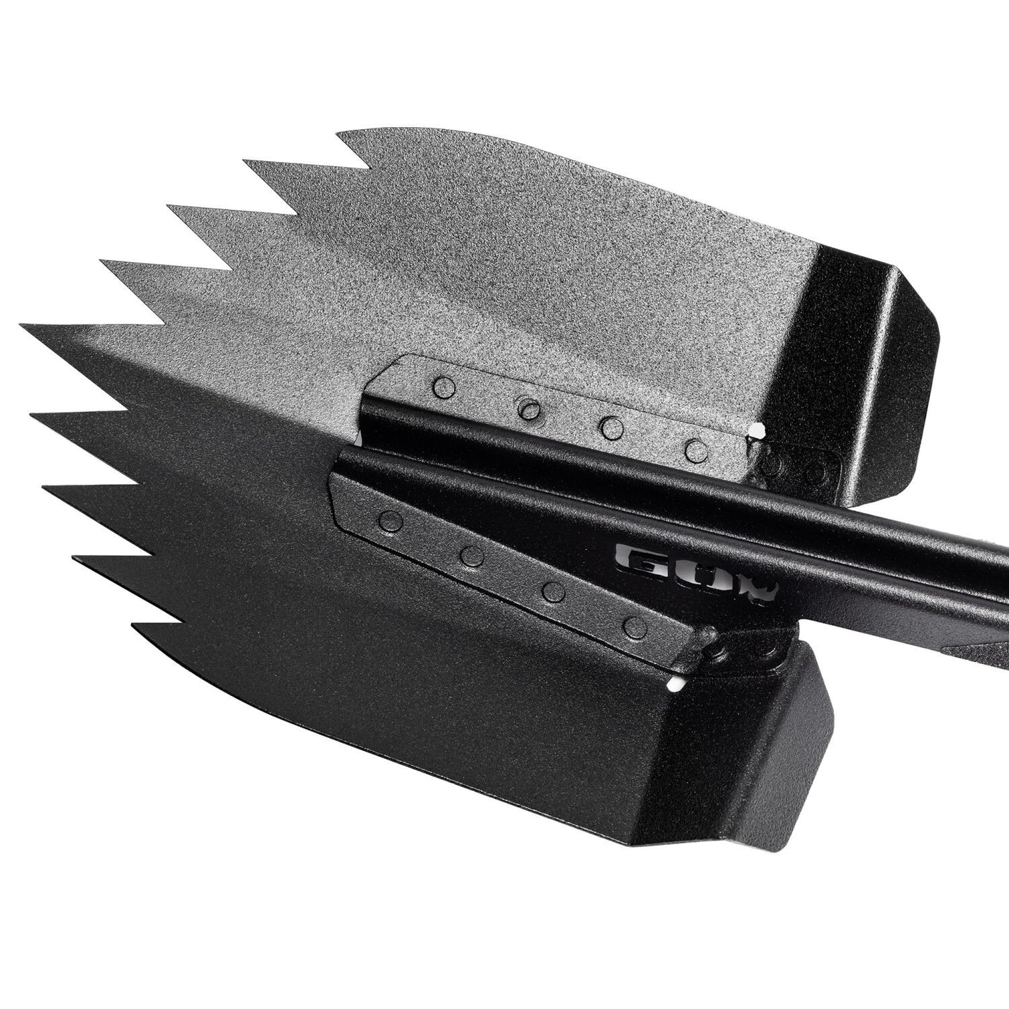 Xventure Gear Sharktooth Stackable Shovel Textured Black Go Rhino