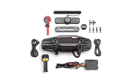 RealTruck Traction Recovery 13K Winch Black Go Rhino