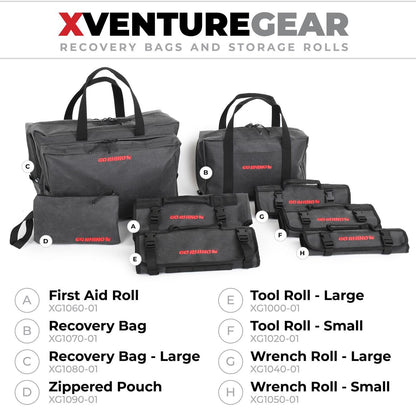 Xventure Gear Wrench Roll Large Textured Black Go Rhino