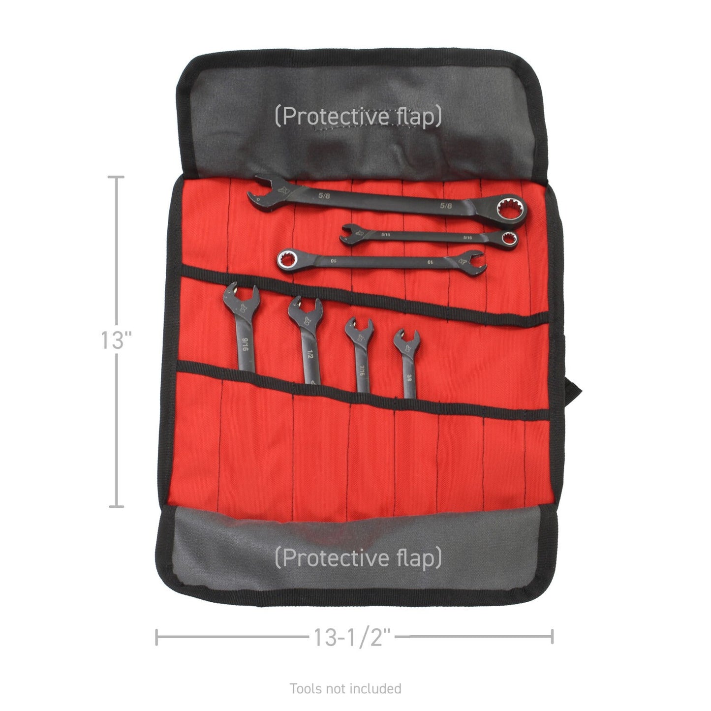 Xventure Gear Wrench Roll Small Textured Black Go Rhino