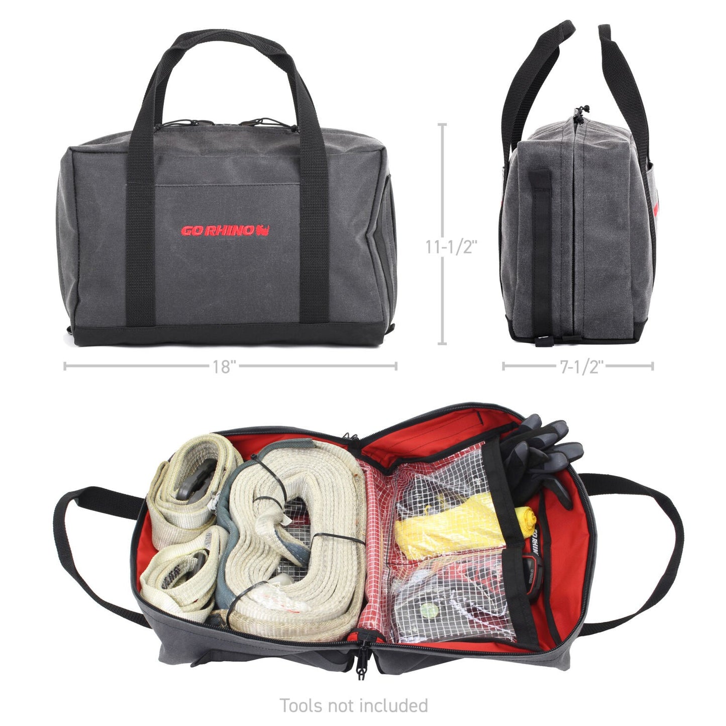 Xventure Gear Recovery Bag Textured Black Go Rhino