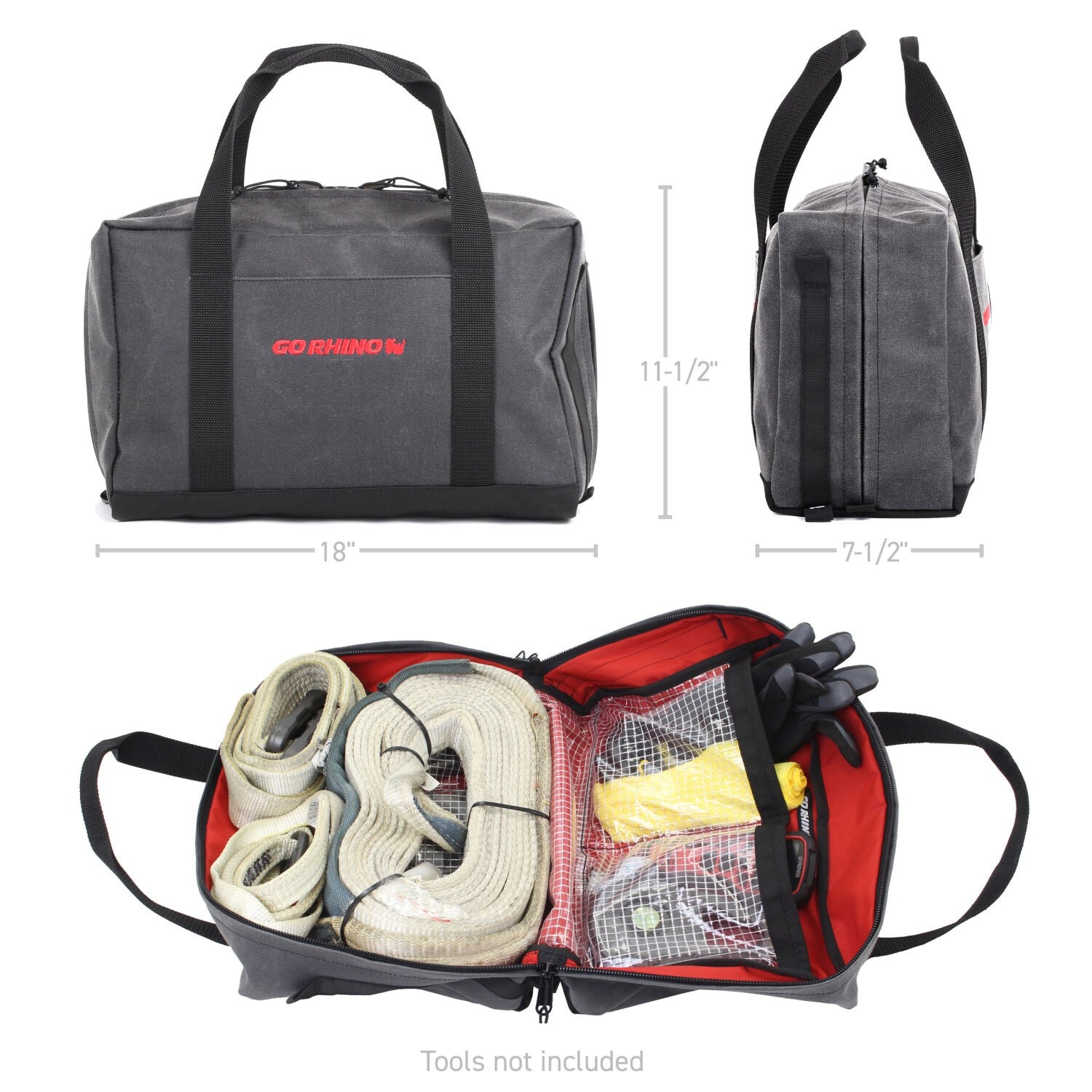 Xventure Gear Recovery Bag Textured Black Go Rhino
