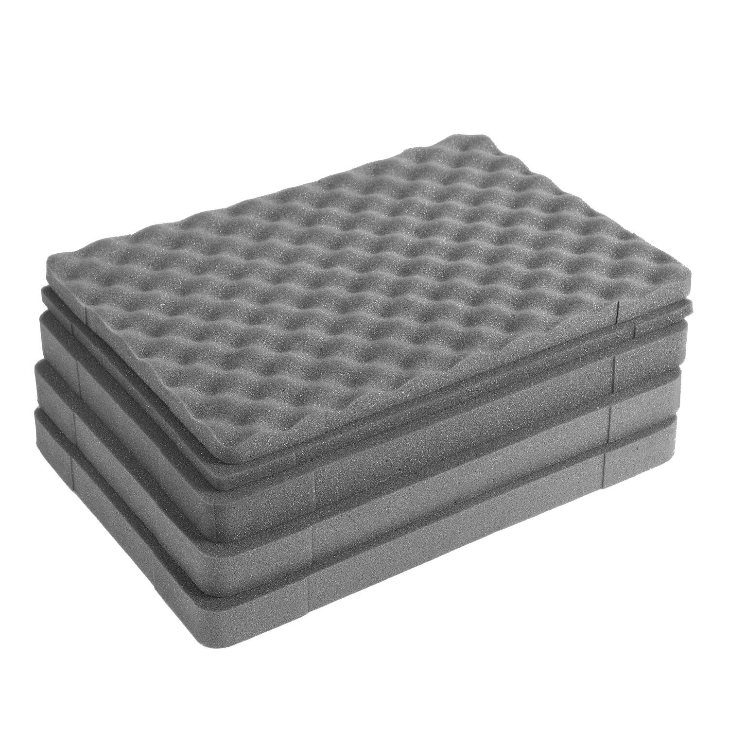 Xventure Gear Hard Case Replacement Foam Set Large 20 Inch Textured Black Go Rhino