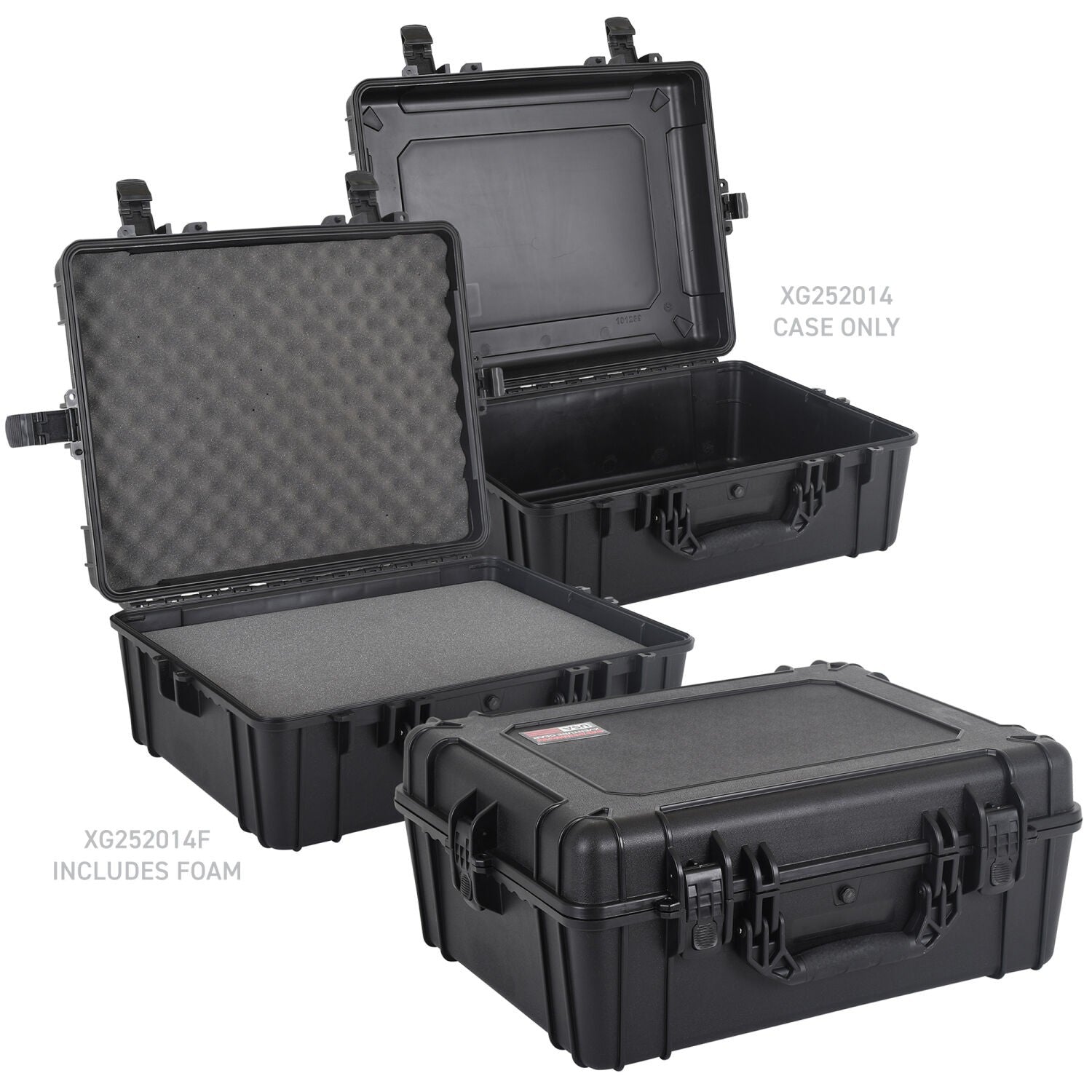 Xventure Gear Hard Case Large Box 25 Inch Textured Black Go Rhino