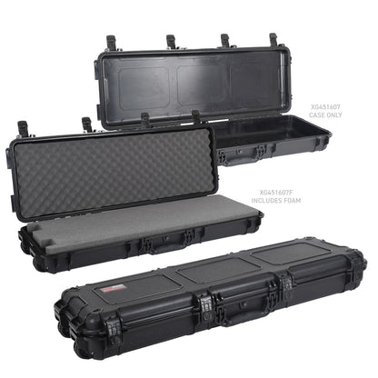 Xventure Gear Hard Case With Foam Long Box 45 Inch Textured Black Go Rhino