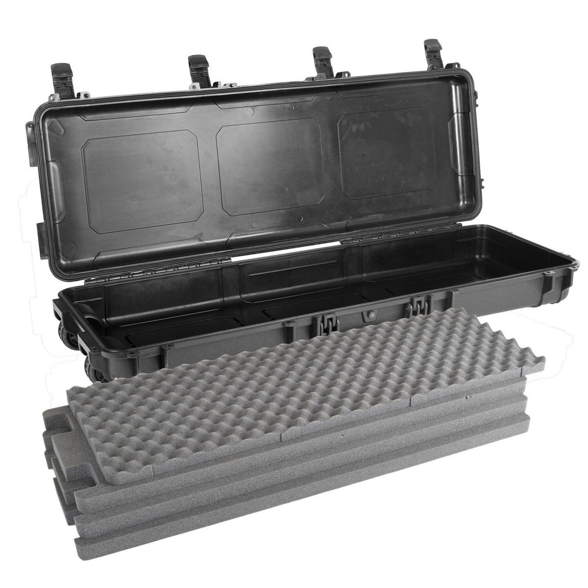 Xventure Gear Hard Case With Foam Long Box 45 Inch Textured Black Go Rhino