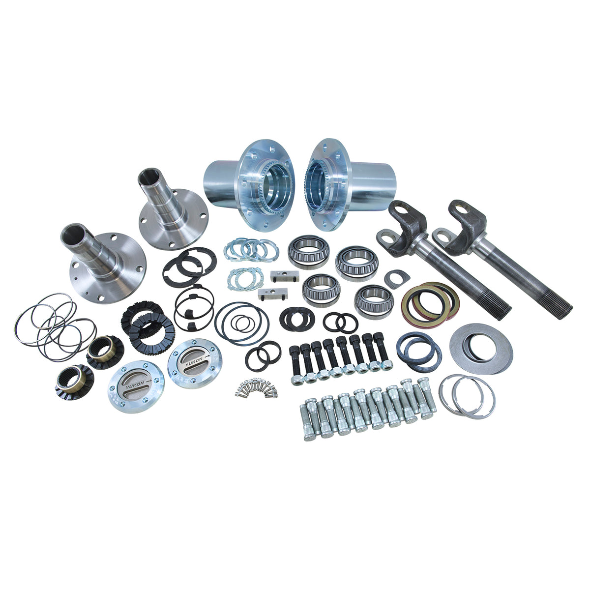 Spin Free Locking Hub Conversion Kit For Dana 60 & AAM 00-08 Srw Dodge D60 & AAM ' 00-'08 Srw Dodge Spin Free Hub Conversion Kit Yukon Gear