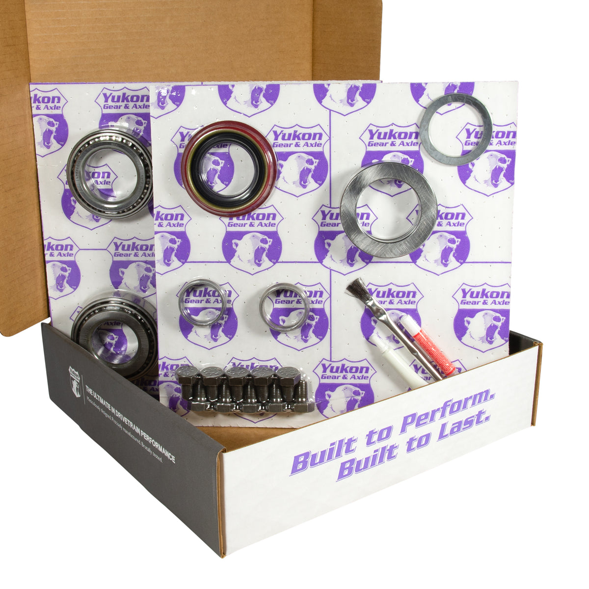 8.8 Inch Ford 3.55 Rear Ring & Pinion Install Kit 2.99 Inch OD Axle Bearings & Seals 8.8 Inch Ford 3.55 Rear R&P Gear/ Install Kit Package W/ Ak 1561 (2.985 Inch Od) '09-'14 F150 Yukon Gear