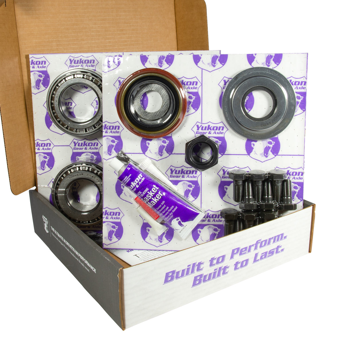 11.25 Inch Dana 80 3.54 Rear Ring & Pinion Install Kit 35 Spline Posi 4.125 Inch Bearing D80/ 11.25 Inch Dana 3.54 Rear R&P Gear/ Install Kit Package With Posi 4.125 Inch OD Head Bearing Yukon Gear