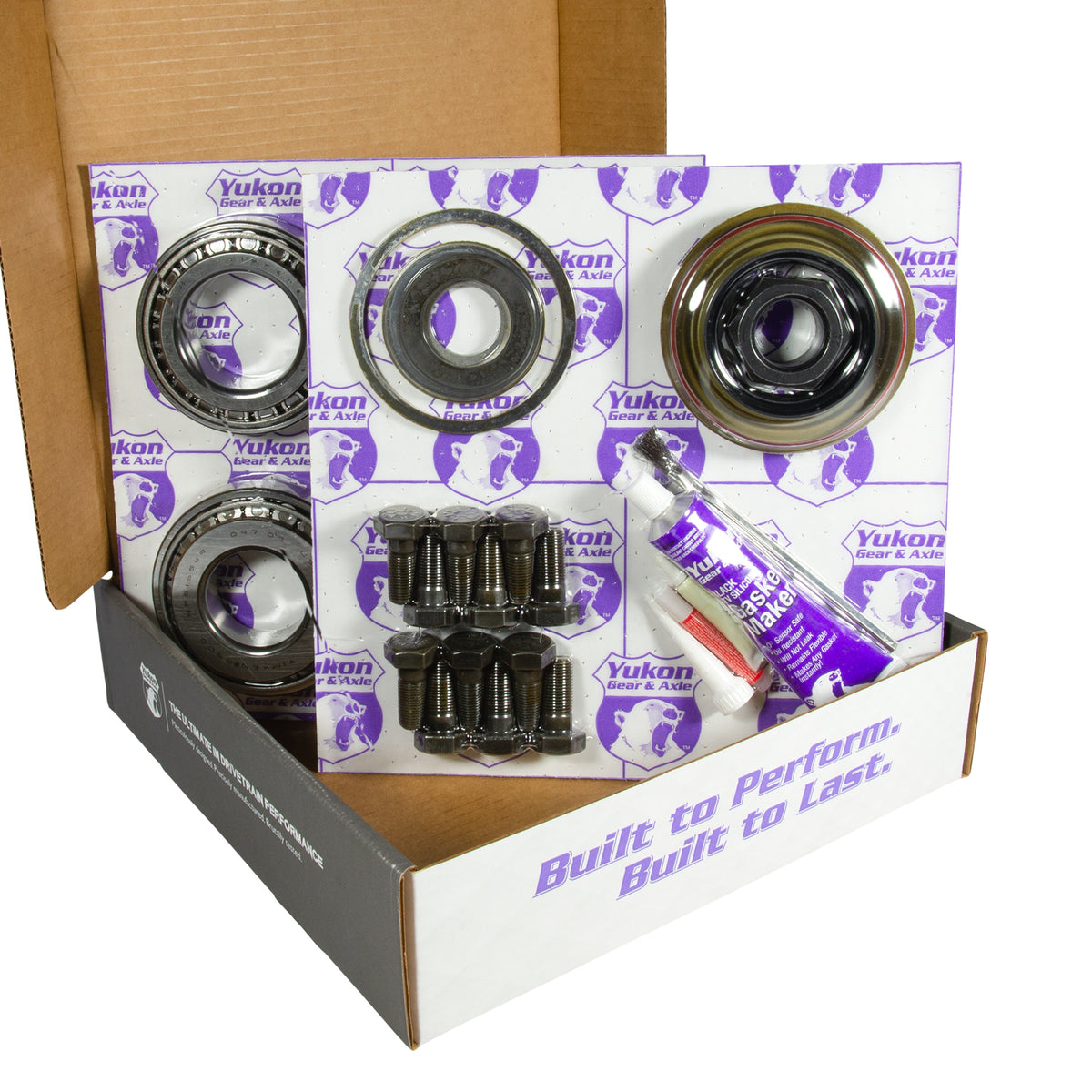 11.25 Inch Dana 80 3.54 Rear Ring & Pinion Install Kit 35 Spline Posi 4.375 Inch Bearing D80/ 11.25 Inch Dana 3.54 Rear R&P Gear/ Install Kit Package With Posi 4.375 Inch OD Head Bearing Yukon Gear