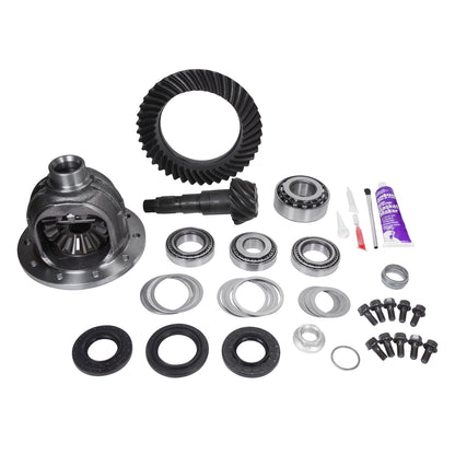 Ring And Pinion Gear Set For Chrylser Zf 215mm Front Diff 4.88 Ratio 215MM Zf Rev Chy 4.88 R&P Kit 2012 & Up RAM 1500 W/ Loaded Carrier & Install Kit Yukon Gear